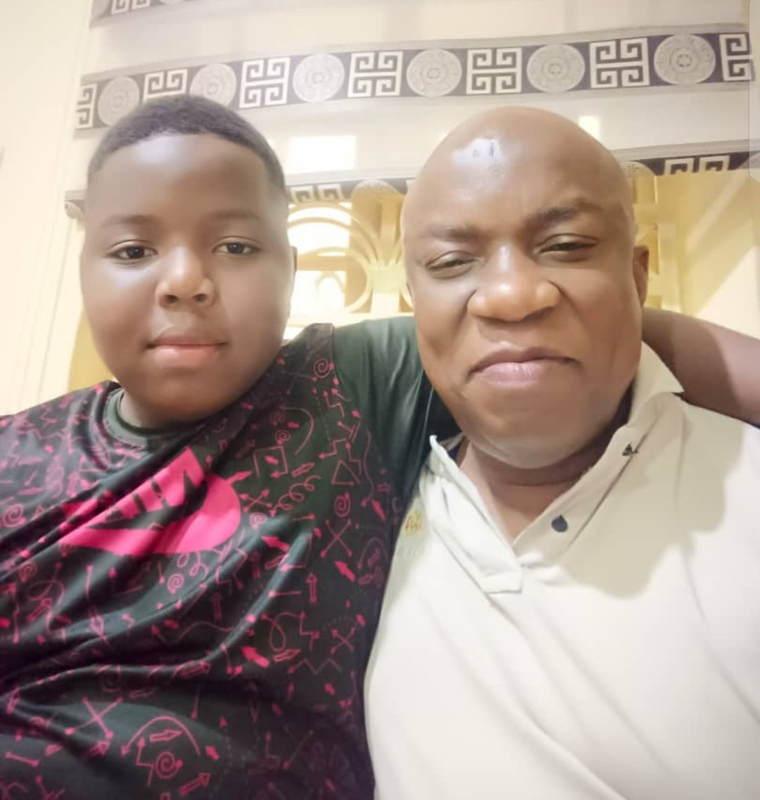 With my second son, Josh.