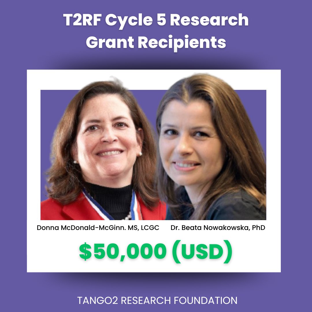 Your fundraising dollars are hard at work! With your incredible support, we’re funding $193,500 in research this cycle! 🎉

🔗 Review and learn all about all of the Grant Cycle 5 projects: lnkd.in/eCvqec_r 

#TANGO2ResearchFoundation