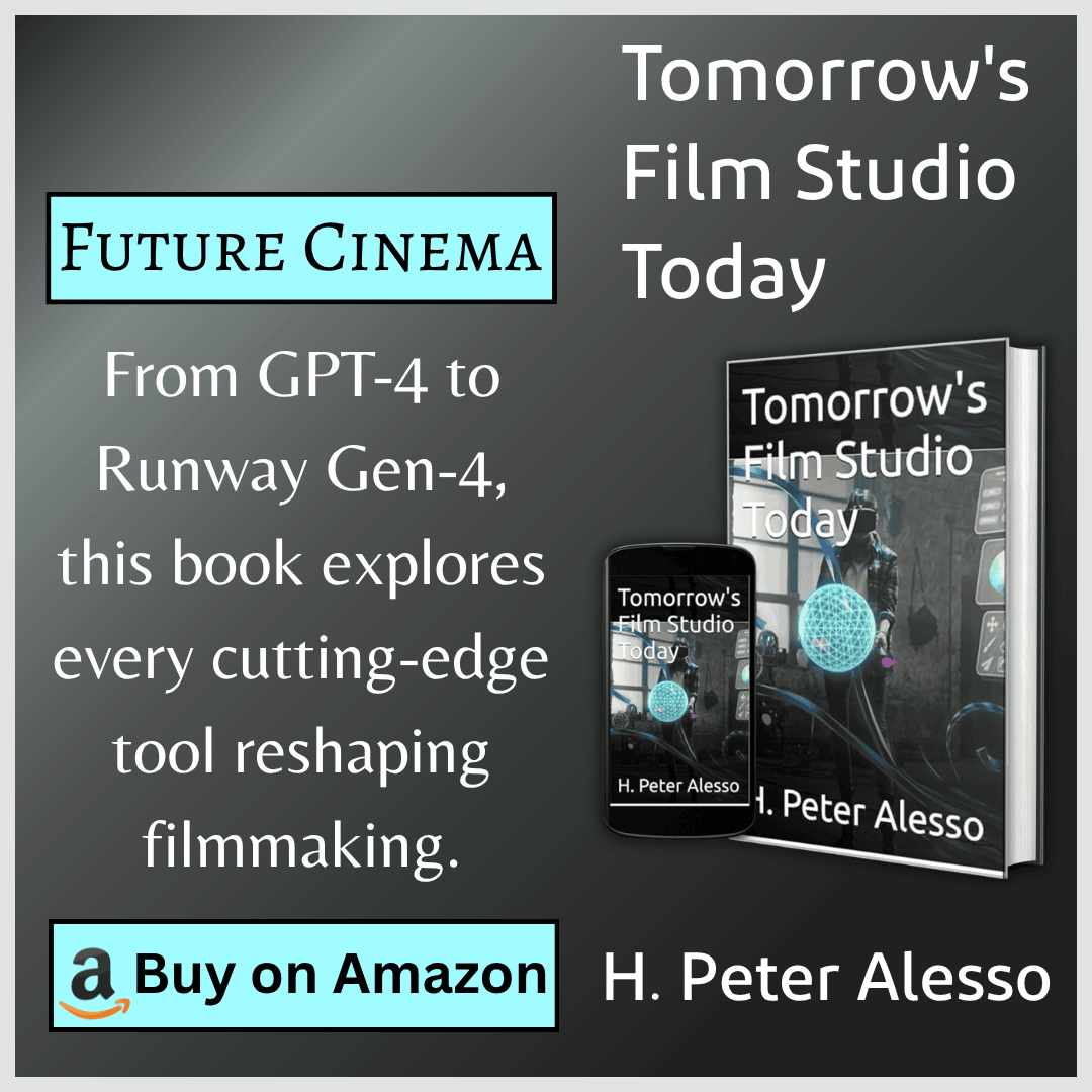 Kbookbuzz's tweet photo. TAKE A LOOK. READ A BOOK! - Tomorrow's Film Studio Today isn't just a prediction—it's a blueprint for success. Learn to build an AI film studio that produces full-length features at a fraction of the time &amp; cost. #DigitalVideo @peteralesso https://t.co/vuC3g7UP2d https://t.co/9EeI8orx0A