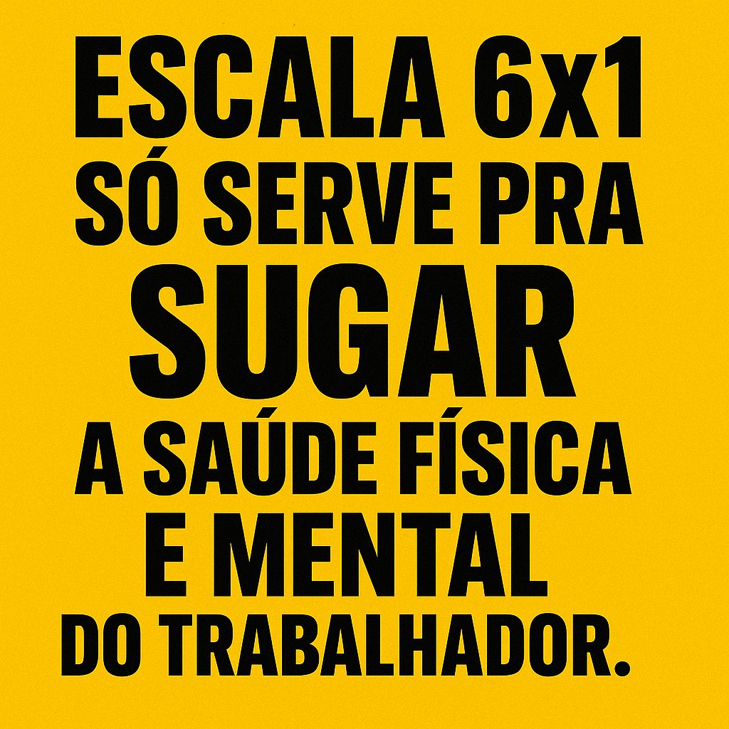 O presidente Lula apoia o fim da escala 6x1, mas a PEC que trata do tema está parada no Congresso. É urgente aprovar essa proposta! Soberano é o povo!

CONGRESSO PELO POVO
PACOTE DO ALÍVIO JÁ