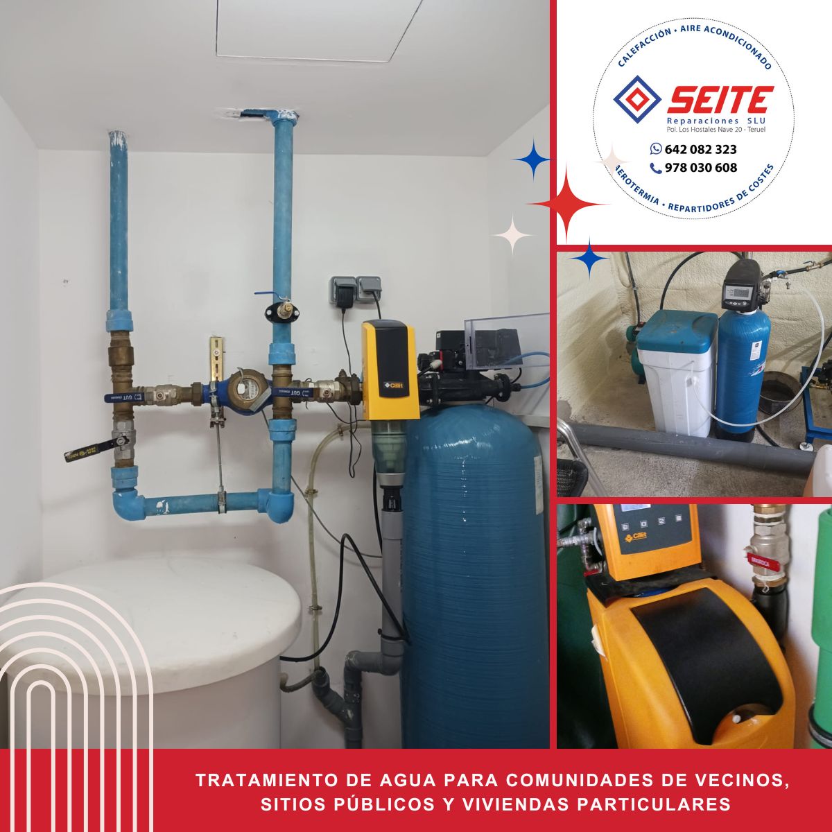 seiteteruel's tweet photo. ¡Mantenimiento de descalcificadores en #Teruel! 🚧 Servicio de instalación y reparación de descalcificadores para hogares y negocios. Elimina la cal y mejora la calidad del agua. 🏠💦 ¡Contacta con nosotros! 📲 [Tu número de teléfono] #Descalcificadores #Mantenimiento #AguaPura https://t.co/tbB2lD8vwh