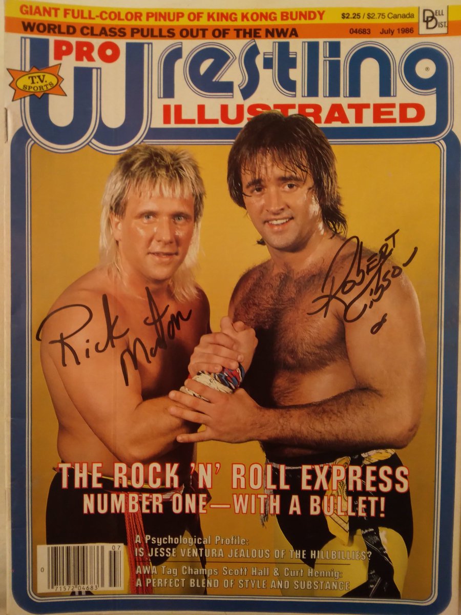 JeffArnie8's tweet image. Arnie's Archives: Electric Light Orchestra suddenly burst forth through the arena Rock and Roll is King on the cover of Pro Wrestling Illustrated July 1986 @WrestlingIsKing
@VintageWWFMag @RasslinGrenade