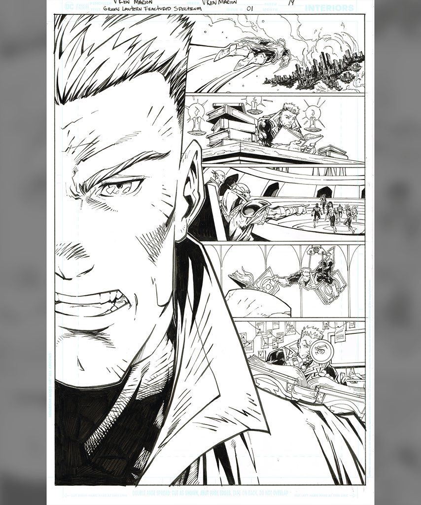 VKMarion's tweet image. How rad was Guy Gardner in SUPERMAN?!?! Being a massive Green Lantern fan, and having the privilege to draw them professionally as much as I have, it was so cool to see the GL world repped so well on the big screen. @NathanFillion crushed it, and I can’t wait to see what James…