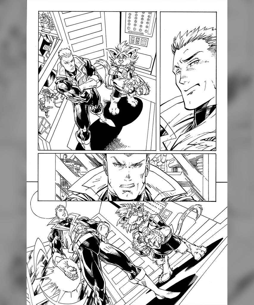 VKMarion's tweet image. How rad was Guy Gardner in SUPERMAN?!?! Being a massive Green Lantern fan, and having the privilege to draw them professionally as much as I have, it was so cool to see the GL world repped so well on the big screen. @NathanFillion crushed it, and I can’t wait to see what James…