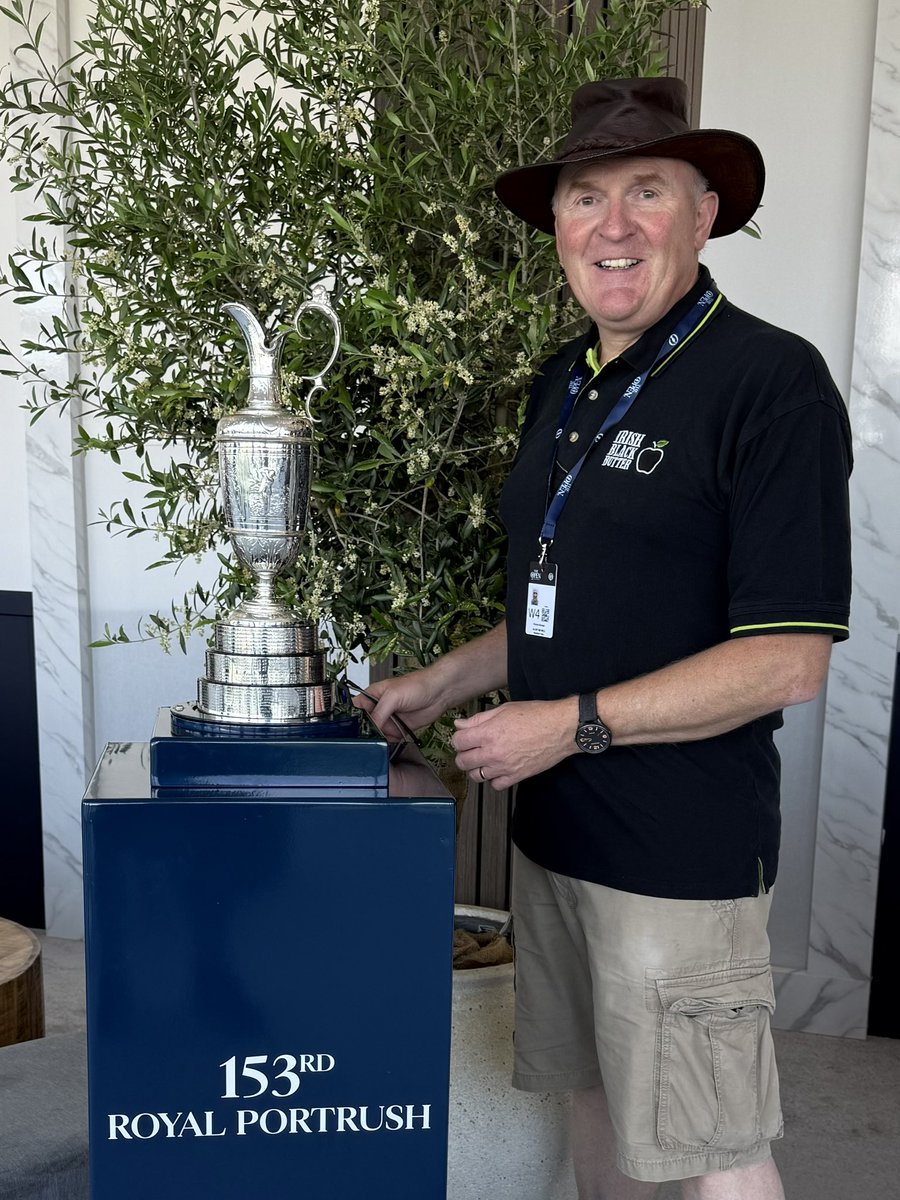 Irish Black Butter #SBS Winner 2024 (@irishblkbutter) on Twitter photo Great to be at #TheOpen at <a href="/royalportrush/">Royal Portrush Golf Club</a> Here’s to a great week of #golf! Al ☘️🍏#irishblackbutter☘️☘️ Great to be at #TheOpen at <a href="/royalportrush/">Royal Portrush Golf Club</a> Here’s to a great week of #golf! Al ☘️🍏#irishblackbutter☘️☘️