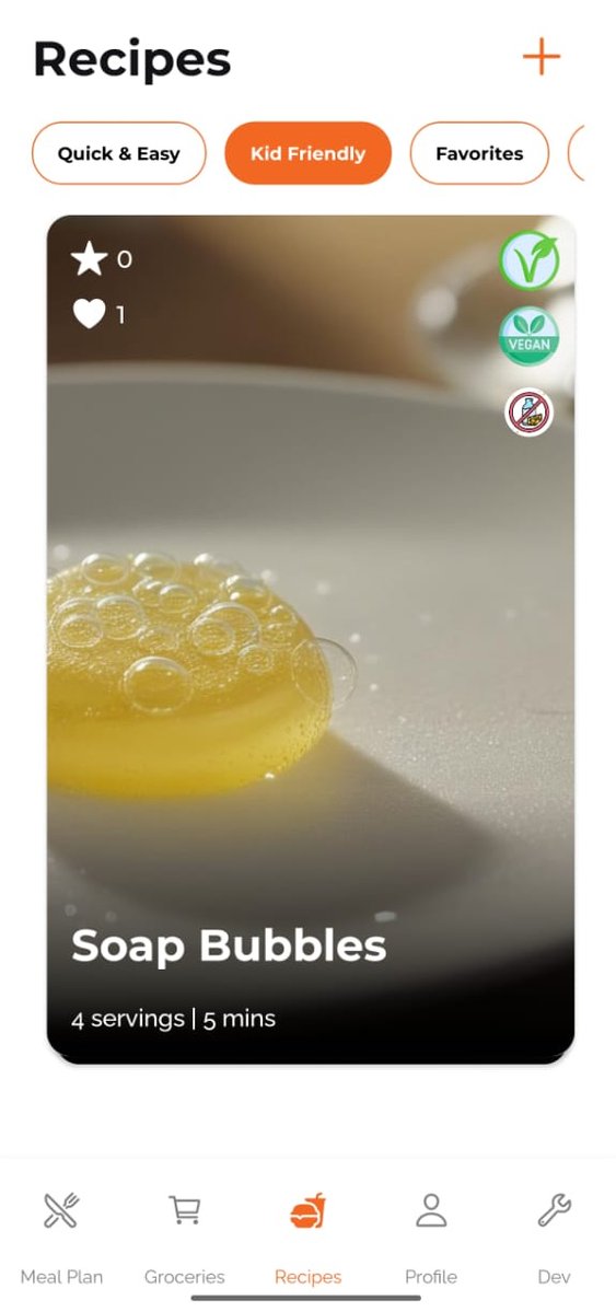 yea thanks gpt for this recipe but i think i'll pass and not have my kids eat soup bubbles :) just simple staging recipes hopefully i catch them before pushing to prod