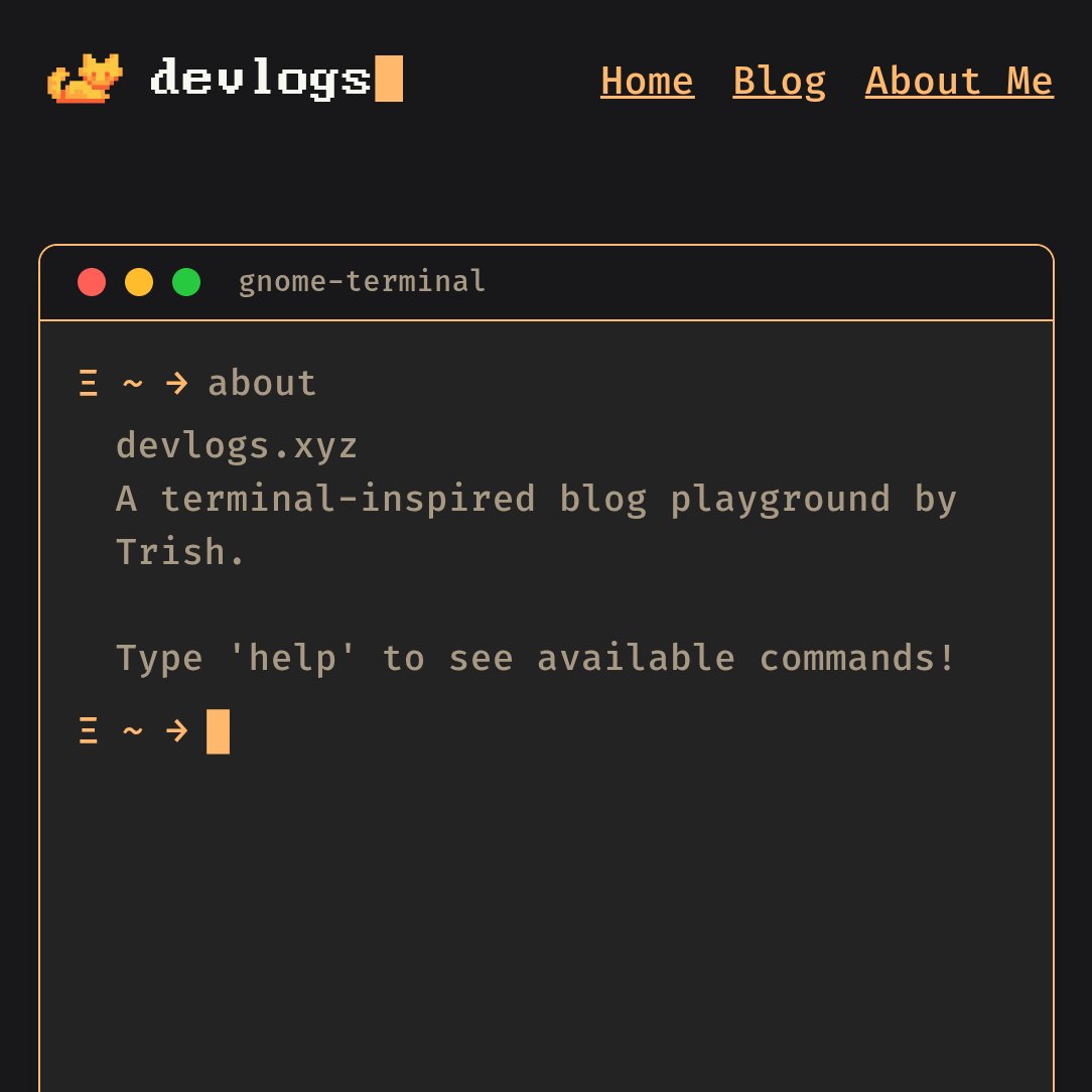 _trish_xD's tweet image. I finally made my own blog site!
No paywalls. No distractions.
Just pure dev content.
Check it out 👉 devlogs.xyz
And feel free to subscribe to the newsletter if you want updates!