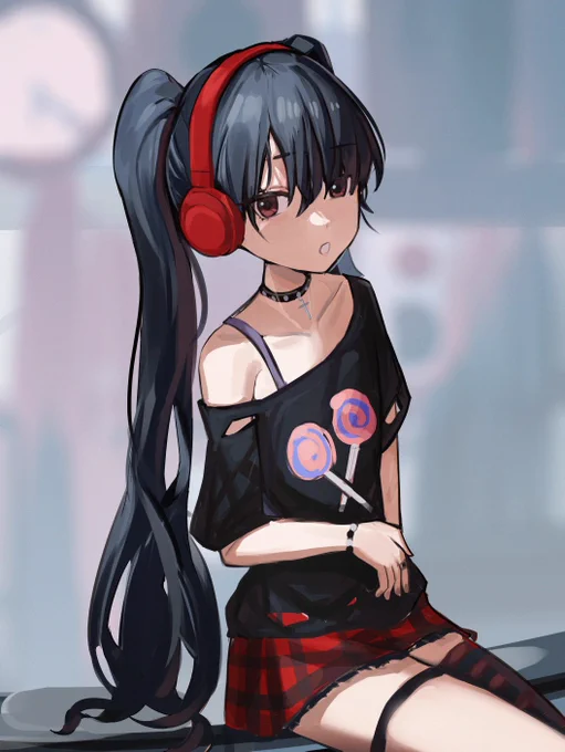#OC 黒髪のあのこ