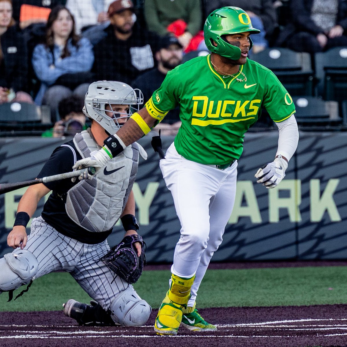 The #Nats have selected <a href="/OregonBaseball/">Oregon Duck Baseball</a>'s all-time home run leader, Jacob Walsh: atmlb.com/40SuZDp