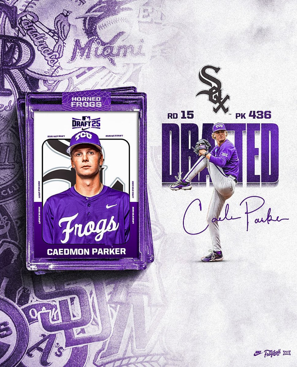 BaseballTwca's tweet image. Congrats to @caedmon_parker on being selected in the MLB draft again.