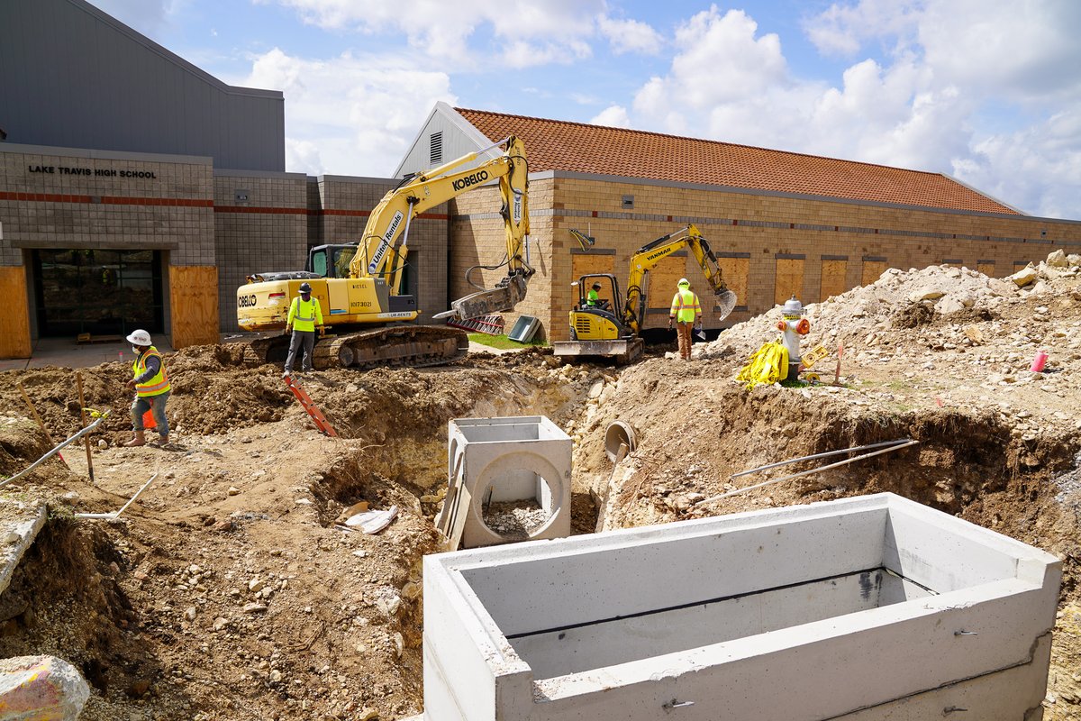 Summer construction is underway at LTISD! Projects include updated drainage systems, parking, ag barn upgrades, a new science wing, &amp; more!

Thank you to the hardworking teams bringing these projects to life and helping create safe, state-of-the-art campuses for our students. 🙏