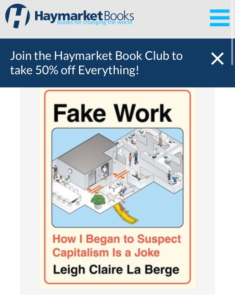 marxforcats's tweet image. I could not have landed a job at Vogue in the 1990s. But I did land a surreal Y2K job in 1998. It’s out now and half off with @haymarketbooks