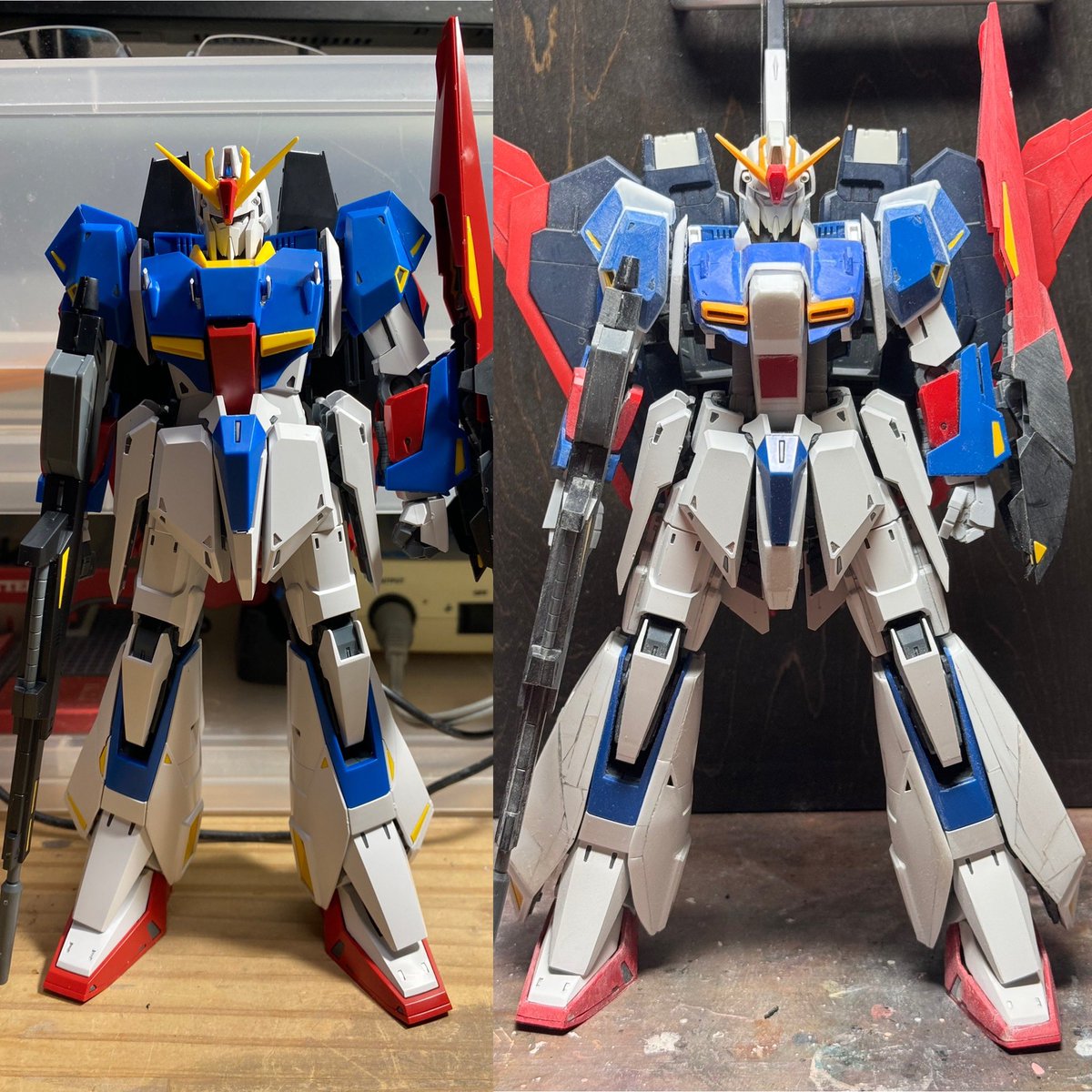 Kira_LEGEND's tweet image. ゼータ進捗

ka素組みとの対比画像

私のはkaと2.0のミキシングだから対比はおかしいかも知れないけど💦

だいぶガッチリしてきましたね♪

#いつまでも君は刻の涙を見る40th
#teamMAG4
#Zガンダム40周年