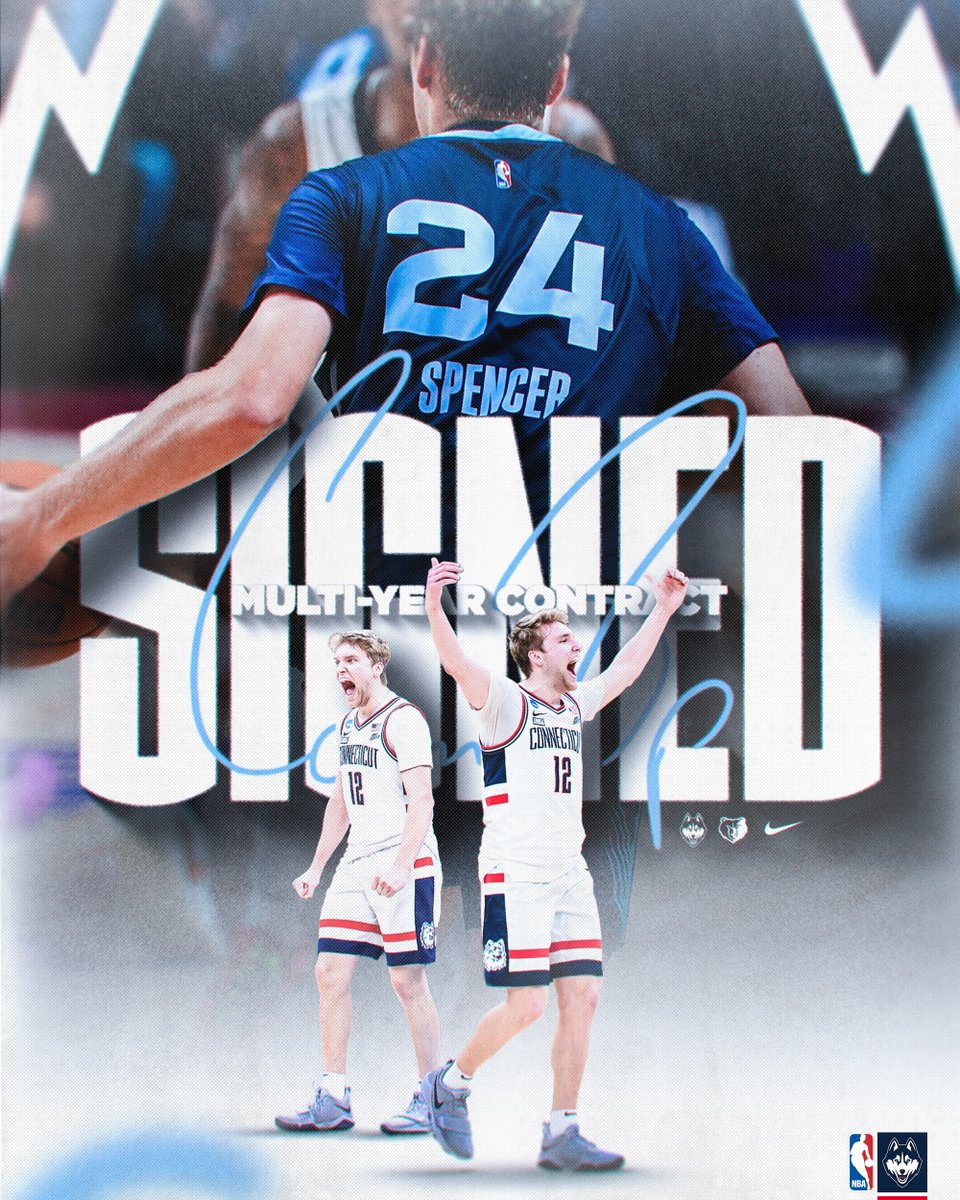 UConnMBB's tweet image. EARNED 💪
Cam inks a four-year deal with Memphis ✍️🐻