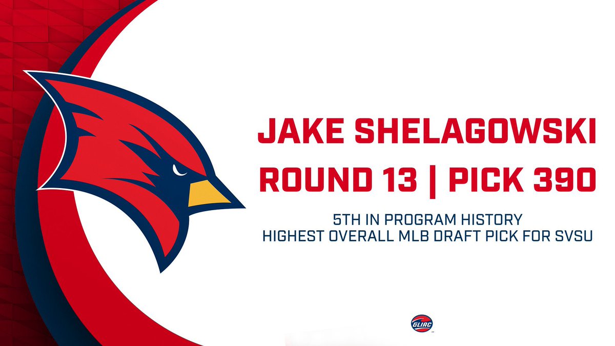 svsuathletics (@svsuathletics) on Twitter photo The St. Louis Cardinals drafted <a href="/svsubaseball/">SVSU Baseball</a>’s Jake Shelagowski in the 13th round!
Once a Cardinal, always a Cardinal!🎉 The St. Louis Cardinals drafted <a href="/svsubaseball/">SVSU Baseball</a>’s Jake Shelagowski in the 13th round!
Once a Cardinal, always a Cardinal!🎉