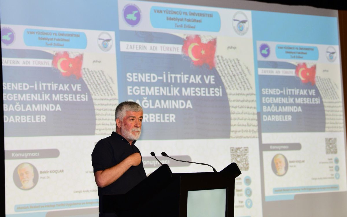 🇹🇷 Demokrasiye sahip çıkmanın adı: 15 Temmuz.
Van Yüzüncü Yıl Üniversitesi’nde “#ZaferinAdıTürkiye” temasıyla düzenlenen anma programında, tarihsel bilinçle demokrasiye dair önemli bir konferans ve anlamlı bir sergi gerçekleştirildi.

Haberin detayı linkte 👉