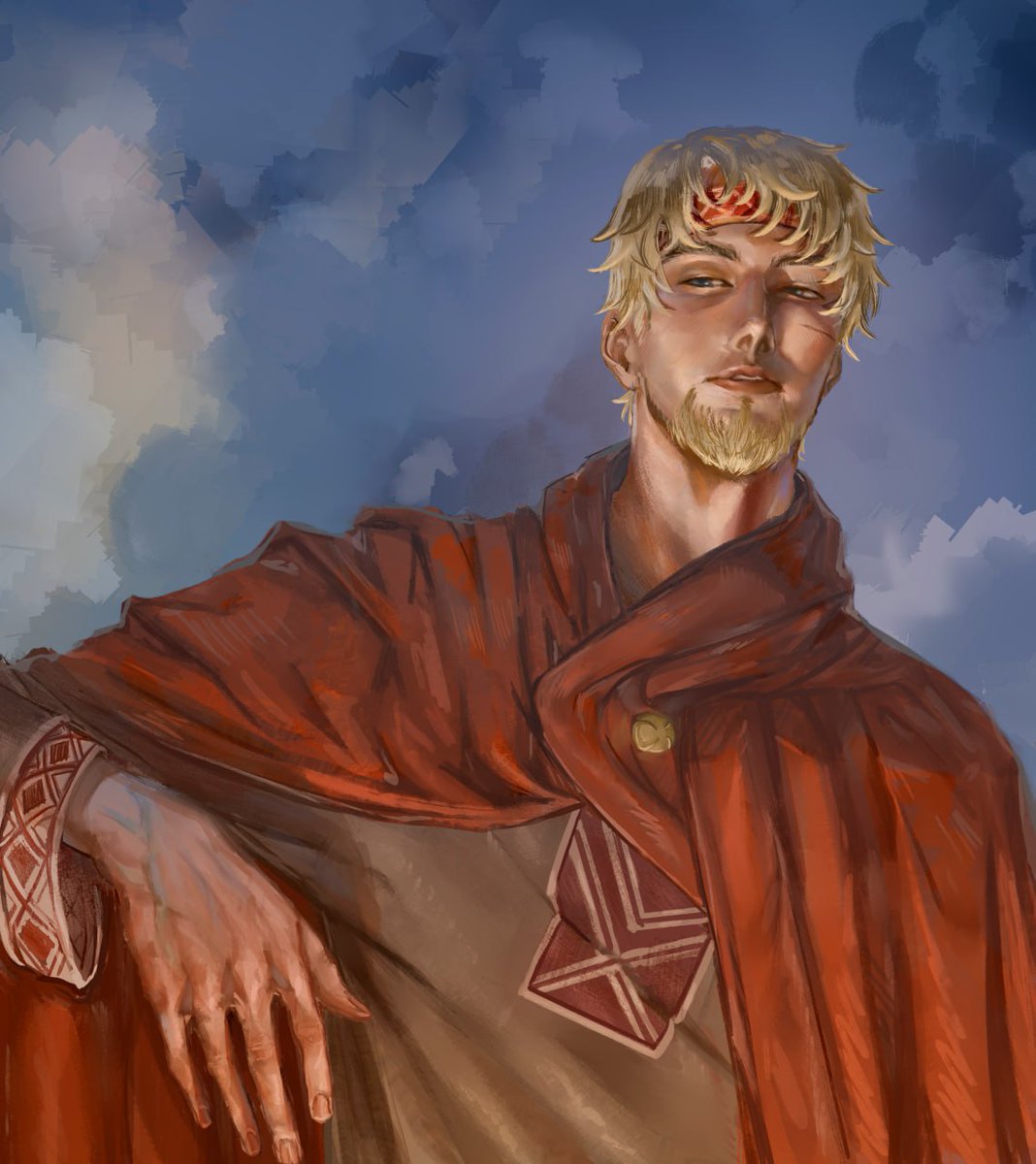 Terabytee_e's tweet photo. Omg I finally finished drawing him.
War is over 🥀
#Canute #VINLAND_SAGA #PrinceCanute https://t.co/mSyioAjv8z