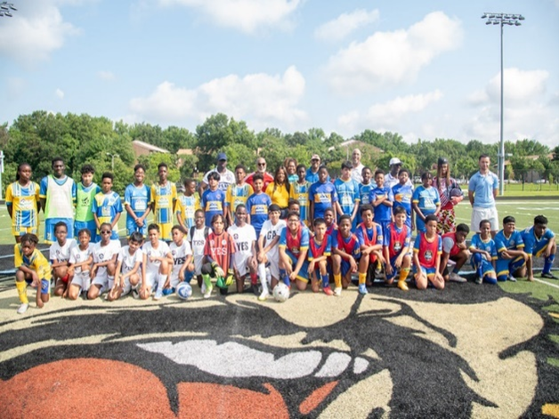 Saturday, I joined “Kicking Goals for Change Event” with talented soccer players enrolled in the C&amp;J Migrant Solutions Foundations and Elite Soccer Youth Development Academy. I love starting my day meeting with young people who are learning teamwork. Elevating our Youth!