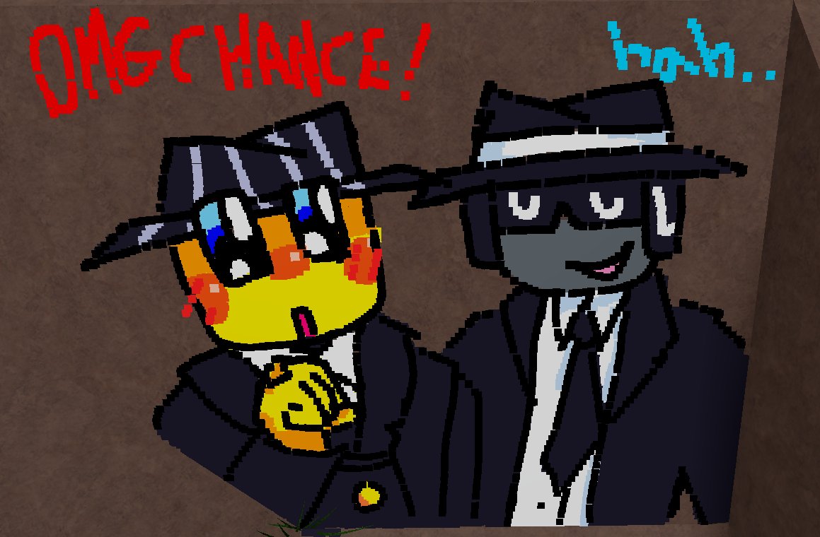 There_Swag's tweet image. I like drawing bs in spray paint #DoubleFedora