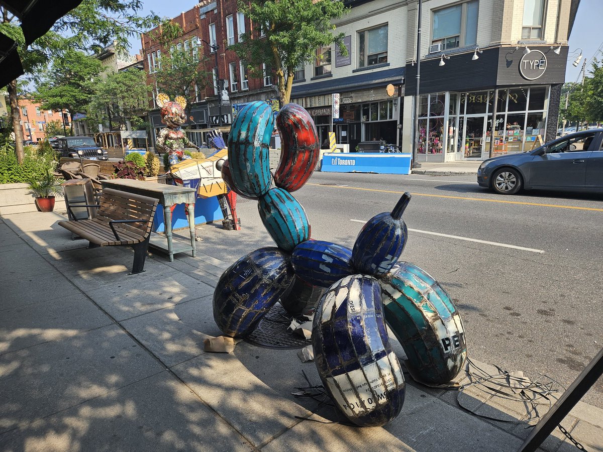 Spotted some sculptures out front of Cornerstone.