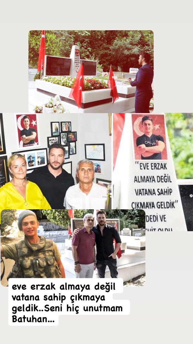 Eve Erzak Almaya Değil Vatana Sahip Çıkmaya Geldik..Keşke hepimiz senin kadar yürekli olsaydık Batuhan ım..seni hiç unutmam..