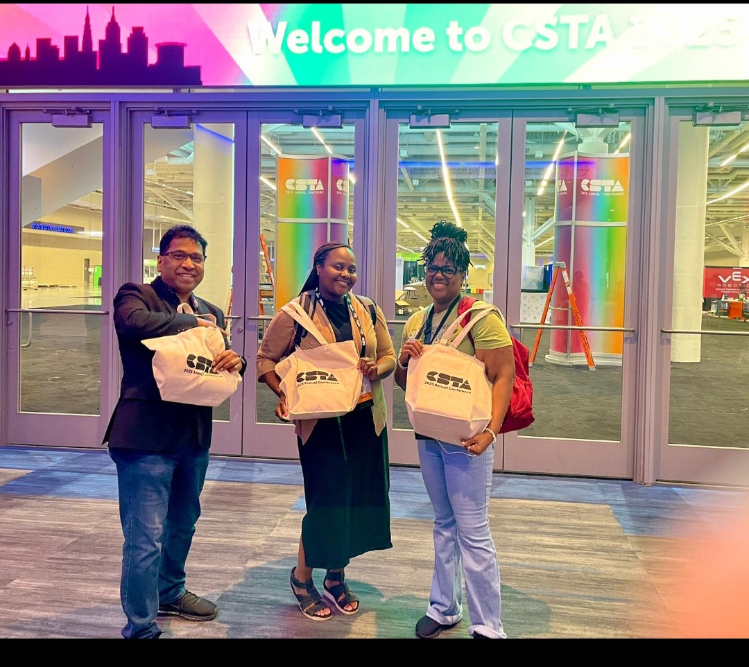 🌟 CSTA 2025 was a BLAST! 🌟
We had an amazing time sharing our work and soaking up all the CS goodness! Huge shoutout to our fantastic GA educators who showed up, showed out, and packed the room for our session.