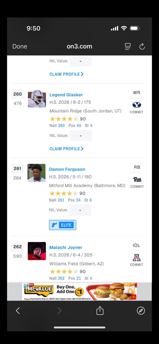 LegendGlasker's tweet image. Blessed to be ranked as a 4star recruit AG2G✝️✝️@BlairAngulo @BrandonHuffman @fsitake @kalanifsitake @Coachhf85