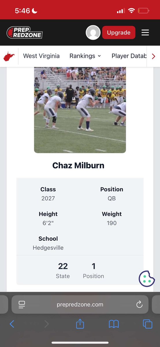 Chaz Milburn (@chaz_milburn1) on Twitter photo Thank you for the #1 QB in 2027 and top 25 overall. <a href="/PrepRedzoneWV/">Prep Redzone West Virginia</a> <a href="/MilburnZane/">Zane Milburn</a> <a href="/ZakKerns5/">Zak Kerns</a> <a href="/HedgesvilleF/">Hedgesville Football</a> <a href="/MatthewFairclo4/">Coach Faircloth</a> <a href="/GordonCohagan/">Gordon Cohagan</a> Thank you for the #1 QB in 2027 and top 25 overall. <a href="/PrepRedzoneWV/">Prep Redzone West Virginia</a> <a href="/MilburnZane/">Zane Milburn</a> <a href="/ZakKerns5/">Zak Kerns</a> <a href="/HedgesvilleF/">Hedgesville Football</a> <a href="/MatthewFairclo4/">Coach Faircloth</a> <a href="/GordonCohagan/">Gordon Cohagan</a>