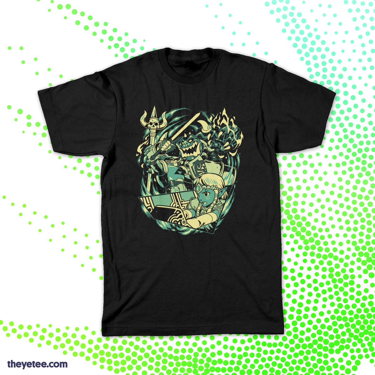 ゼルダ姫 「Saving the future… today! Designed by #d」|The Yetee 🌈のイラスト