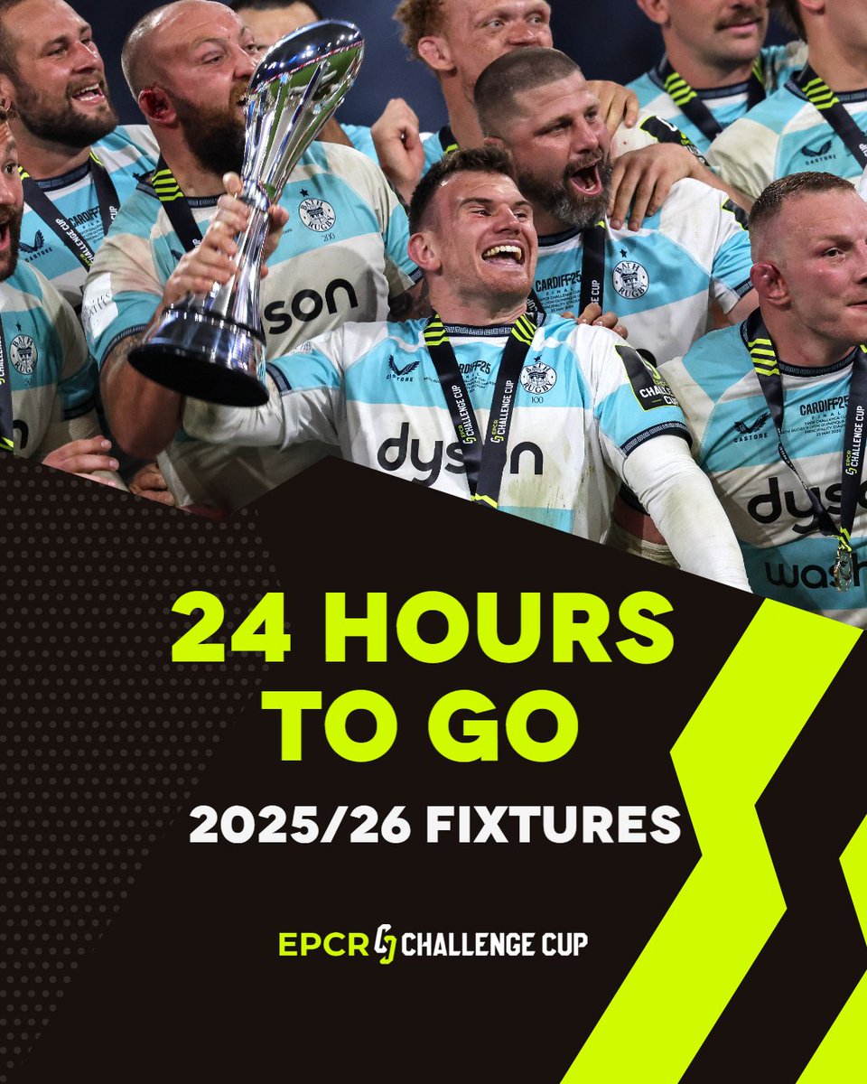 🚨 24 Hours to go! 🚨

⏰ Tuesday 11am (BST) / 12pm (CEST &amp; SAST)

Which #ChallengeCupRugby away trips would you like in the pool stages? 👀
