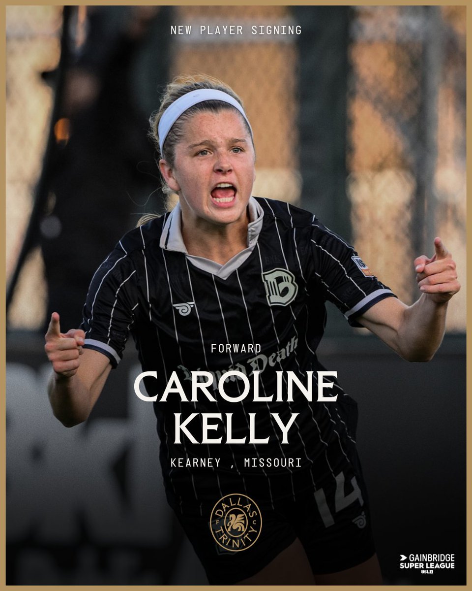 dallastrinityfc's tweet image. NEW PLAYER SIGNING ✍️
Welcome to the Trinity family, Caroline Kelly.