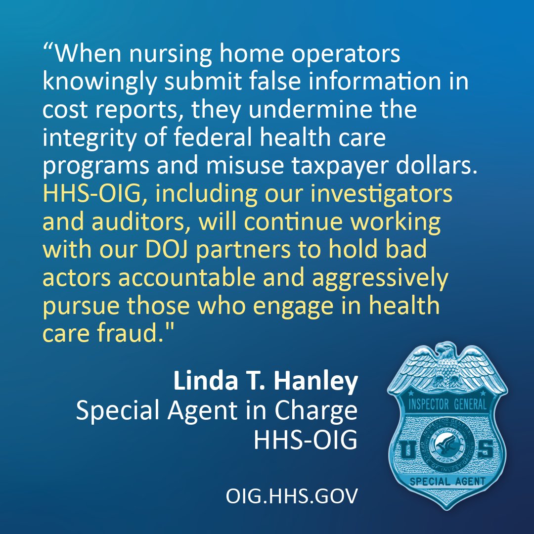 Centers Healthcare agreed to pay $6.06 million to resolve allegations that 44 skilled nursing facilities submitted #Medicare cost reports with false statements or omissions by failing to disclose related-party transactions. Read more: direc.to/fn33