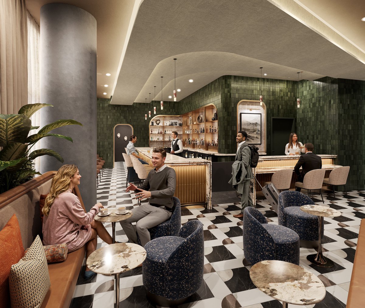 _ZachGriff's tweet image. Big: @AmericanExpress is introducing an all-new lounge concept: Sidecar by the Centurion Lounge.
These speakeasy-style, dining-focused spaces will be located in airports with existing Centurion Lounges (reducing overcrowding — yay!)
First one opens in Vegas next year!