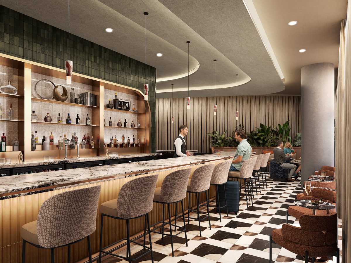 _ZachGriff's tweet image. Big: @AmericanExpress is introducing an all-new lounge concept: Sidecar by the Centurion Lounge.
These speakeasy-style, dining-focused spaces will be located in airports with existing Centurion Lounges (reducing overcrowding — yay!)
First one opens in Vegas next year!