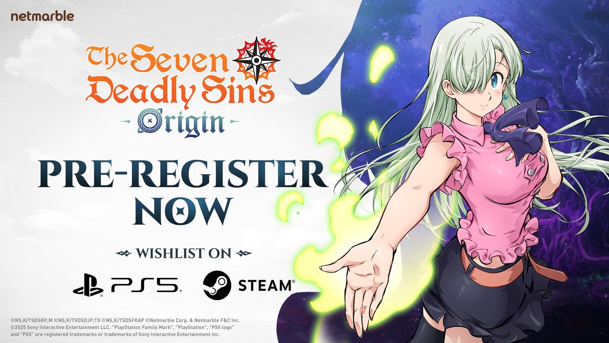 7DSO_EN's tweet photo. ＼\Origin Pre-registration in Progress❣/／

▶ Pre-register now!
https://t.co/HNXw7lzrGW

Pre-register for <The Seven Deadly Sins: Origin>,
and receive various news on the official Discord!✨

Origin Official Discord
▶ https://t.co/q1IJoEcT7w https://t.co/QVVsSWRneo