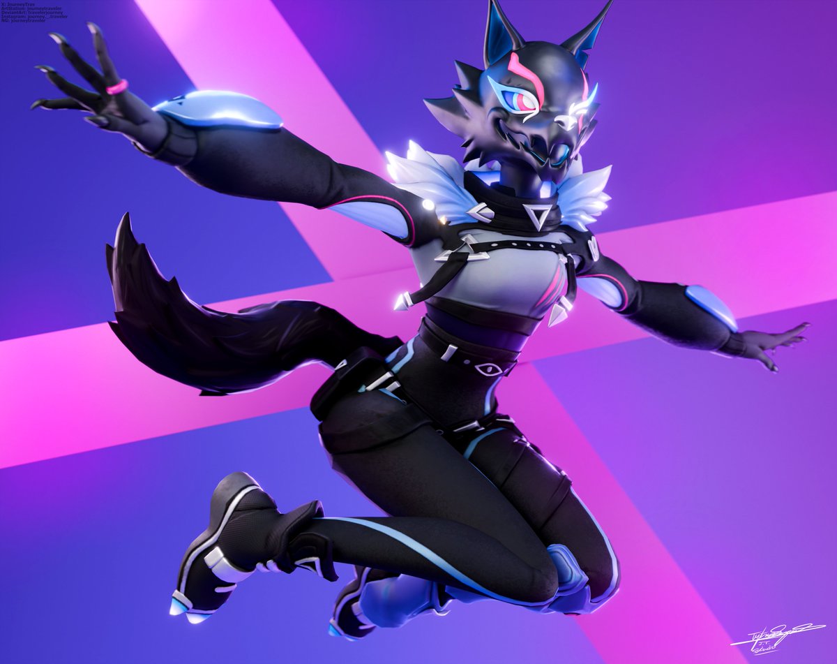 JourneyTrav's tweet image. pack leader highwire !
#Fortnite #FortniteArt