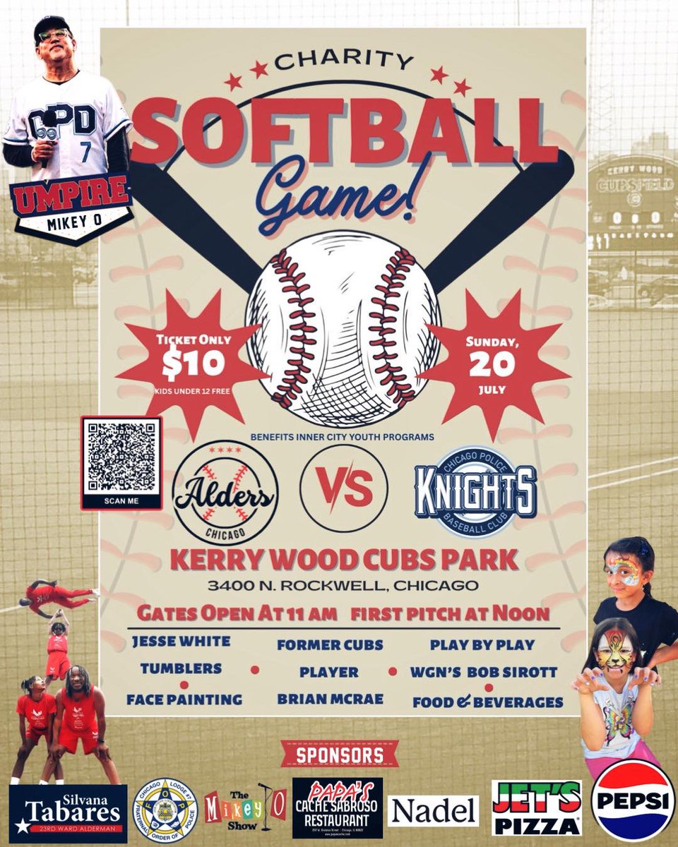 AldermanTabares's tweet image. This morning, Ofc. Eric Bermudez with @CPDKnights
and I were on FOX 32 with Anita Blanton and WGN radio 720AM with Bob Sirott talking about our upcoming softball game. Come out and cheer on your alderman and support a great cause.