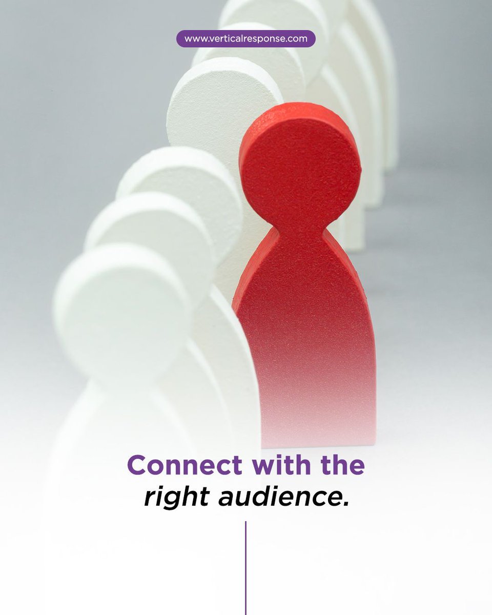 Go beyond basic email blasts and unlock the true potential of your email marketing. 

With Vertical Response, segment your lists by a wide range of criteria: interests, location, purchase history, demographics, engagement level, and more! 

verticalresponse.com