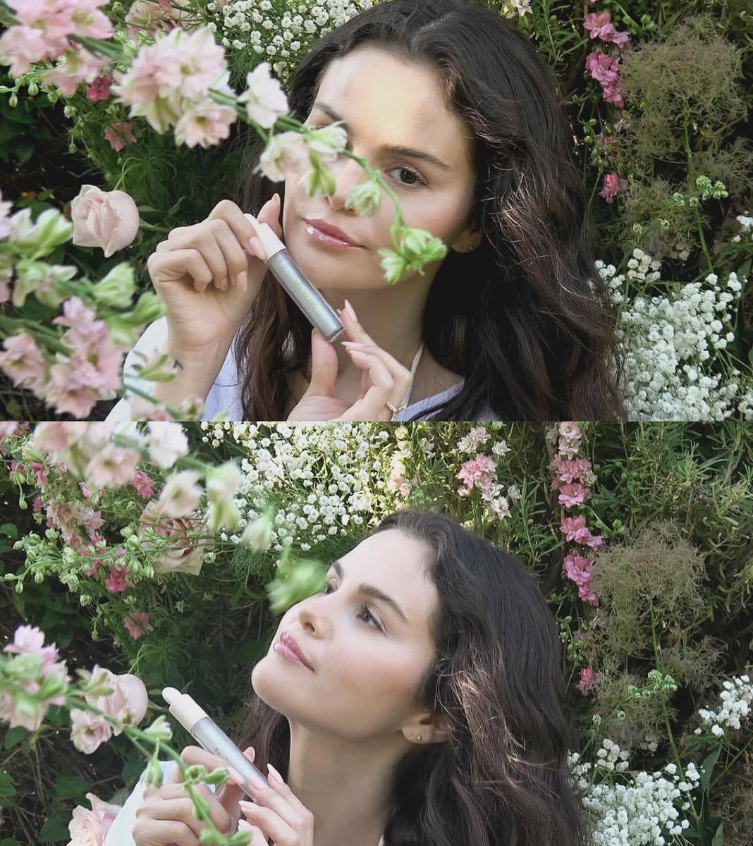 SelenaStanUK's tweet image. It’s giving fly to your heart 💖💐🌸@SelenaFanClub @rarebeauty