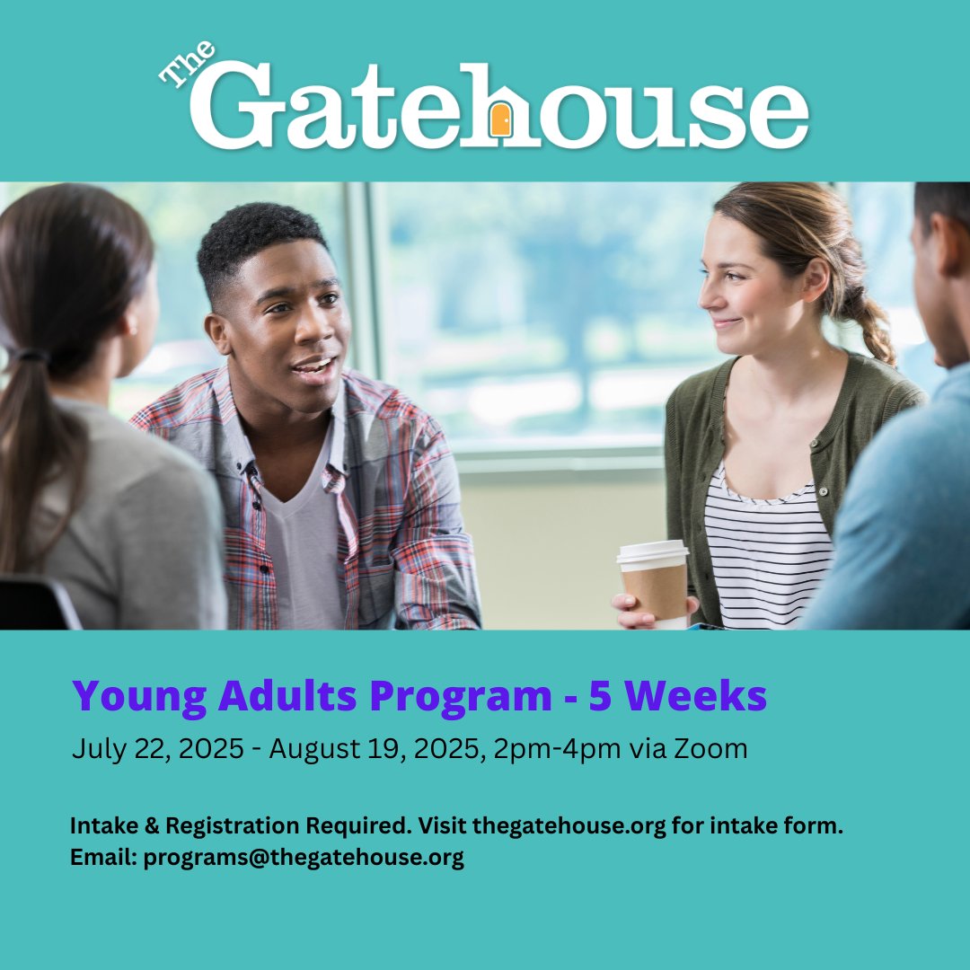 If you’re a survivor of childhood sexual abuse and between the ages of 18 and 25, you don’t have to navigate your healing journey alone.

Join the Young Adults Peer Support Group at The Gatehouse!

Intake required.
Email programs@thegatehouse.org.

#YoungAdultSupport #PeerSupport