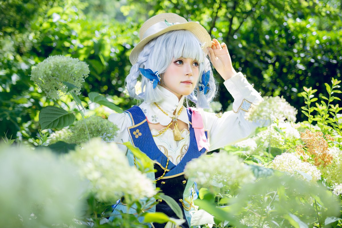 아야카 : 꽃 피는 날의 편지🦋
#原神 #GenshinImpact 
#Ayaka #cosplay