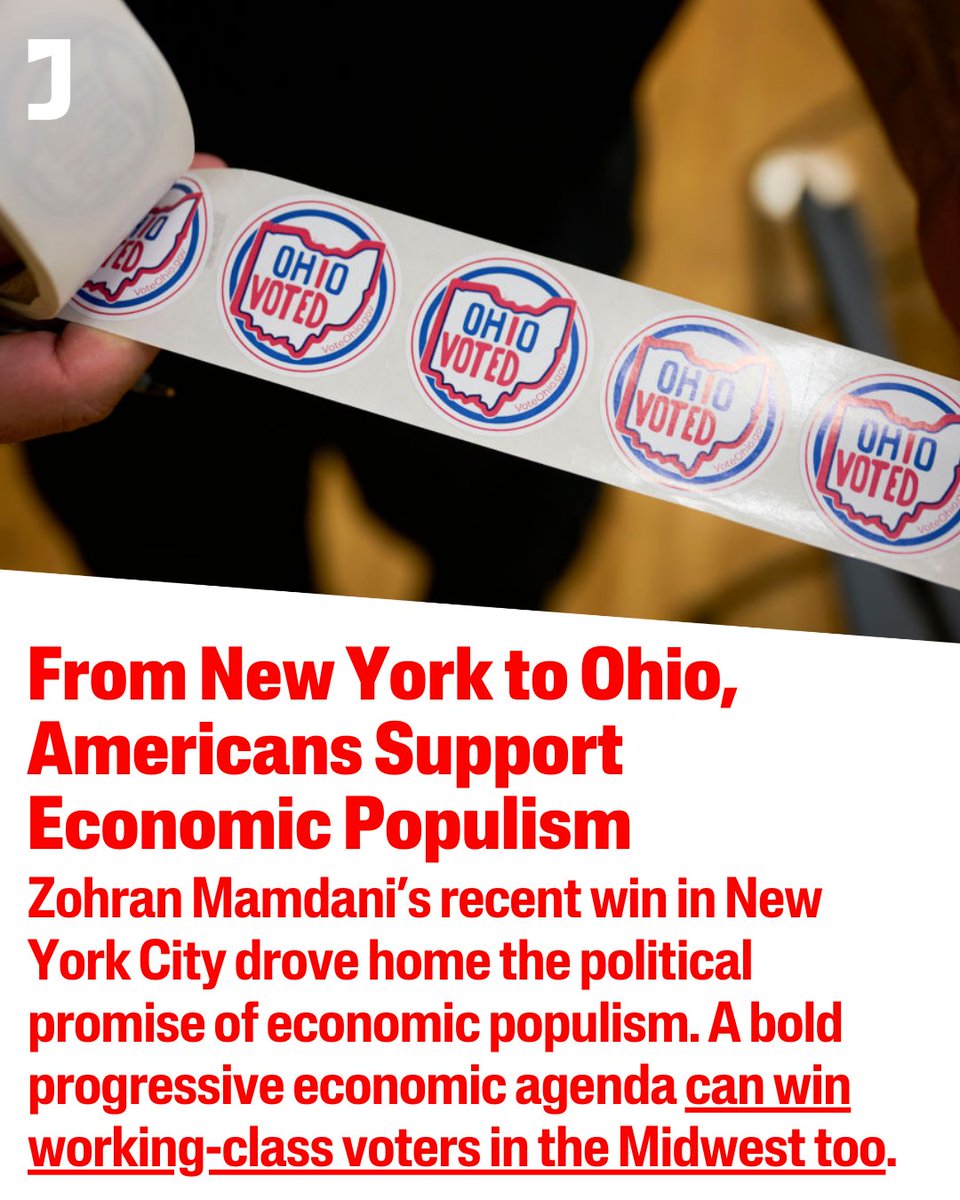 From NYC to the Midwest, sociologist @TimGill924 writes in Jacobin, working-class voters want politicians who take bold action to address the cost of living and ensure people’s basic needs are met.

Read: jacobin.com/2025/07/populi…