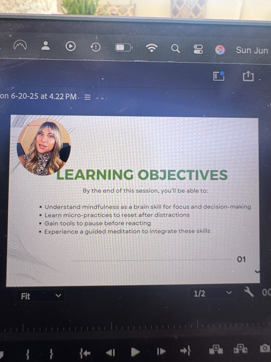 Coming soon 

I’m editing my very first ever « mini course »

I’ve realized that one of the very first steps we can take for self improvement is training our minds how to focus and or keep a train of thought without judgment of the thought. So I’m starting with a mindfulness