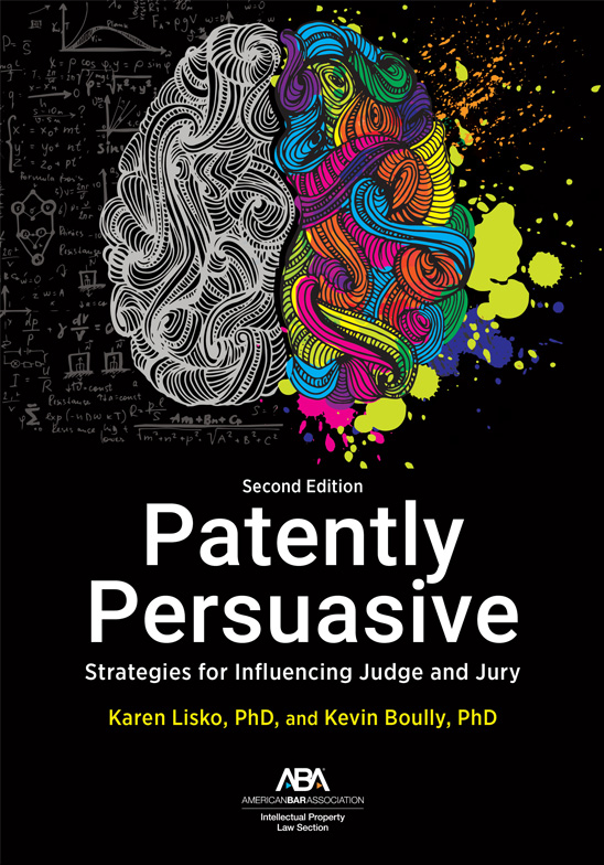 Perkins Coie (@perkinscoiellp) on Twitter photo Pleased to share that two of our own in-house senior litigation consultants, Kevin Boully Ph.D. and Karen Lisko Ph.D., partnered with the American Bar Association (<a href="/ABAesq/">American Bar Association</a>) to publish the second edition of Patently Persuasive: Strategies for Influencing Judge and Jury.
This Pleased to share that two of our own in-house senior litigation consultants, Kevin Boully Ph.D. and Karen Lisko Ph.D., partnered with the American Bar Association (<a href="/ABAesq/">American Bar Association</a>) to publish the second edition of Patently Persuasive: Strategies for Influencing Judge and Jury.
This