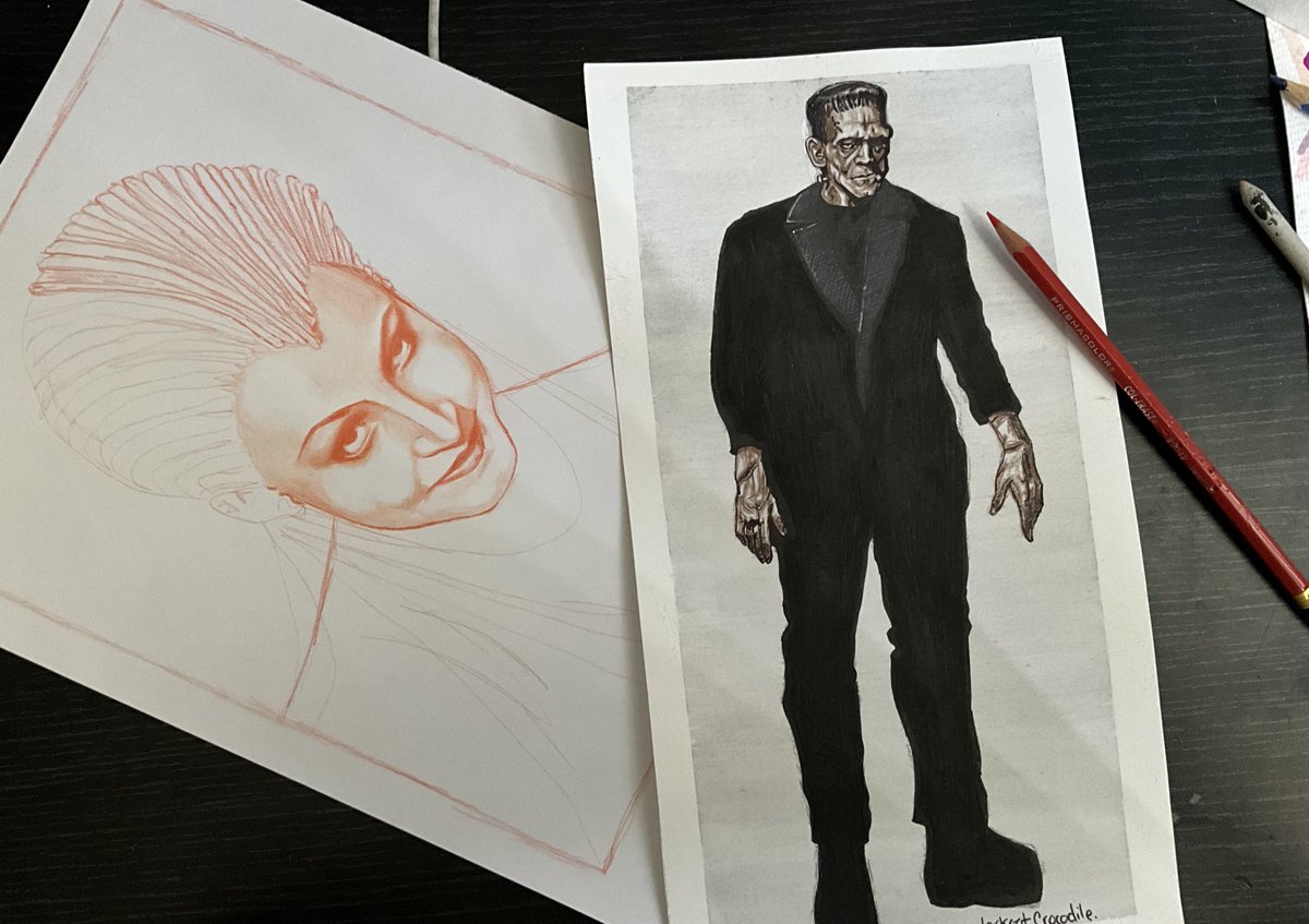 ✨✍️Sketching ✍️✨

Maria from metropolis 1927❤️
Frankenstein Monster  1931❤️

#metropolis1927 #frankensteinmonster #boriskarloff #BrigitteHelm #sketchbook #sketches #manualdrawing #universalstudios