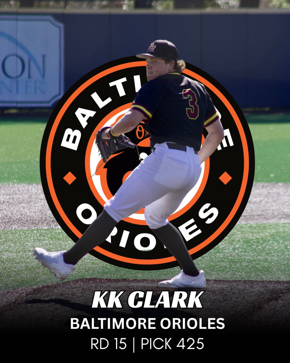 Ansley Brent (@ansleybrenttv) on Twitter photo The Ace is flying with the Orioles🔥 With the 425th pick of the 2025 MLB Draft, the Baltimore <a href="/Orioles/">Baltimore Orioles</a> select <a href="/PRCC_Baseball/">Pearl River Baseball</a> RHP KK Clark! <a href="/kkclark1_/">kk clark</a> just completed one of the best single-season pitching showings in Pearl River baseball history! Congratulations, KK! The Ace is flying with the Orioles🔥 With the 425th pick of the 2025 MLB Draft, the Baltimore <a href="/Orioles/">Baltimore Orioles</a> select <a href="/PRCC_Baseball/">Pearl River Baseball</a> RHP KK Clark! <a href="/kkclark1_/">kk clark</a> just completed one of the best single-season pitching showings in Pearl River baseball history! Congratulations, KK!