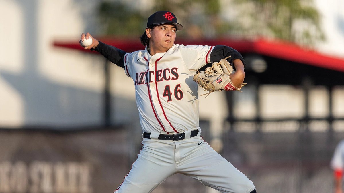 BREAKING: #Marlins select San Diego State RHP Xavier Cardenas III in the 17th round (498th pick) in the 2025 MLB Draft.