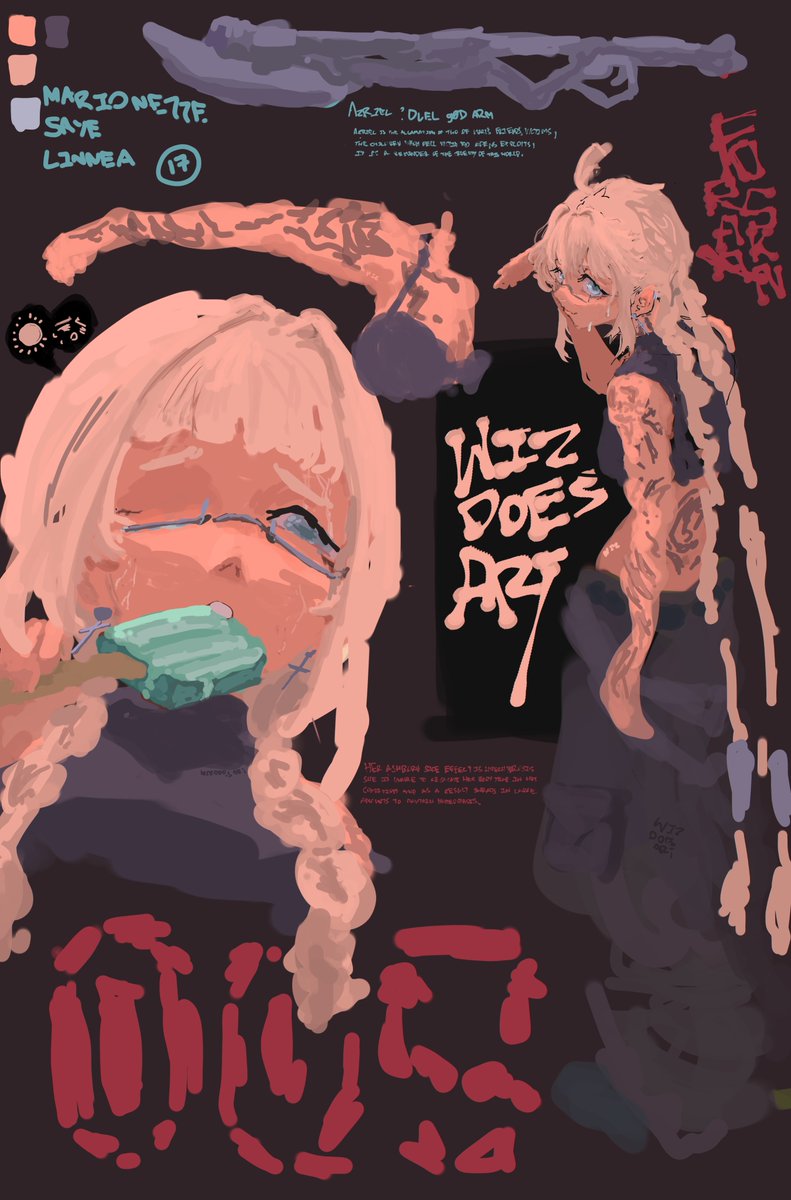 wizdoesart's tweet image. not a thought behind those eyes