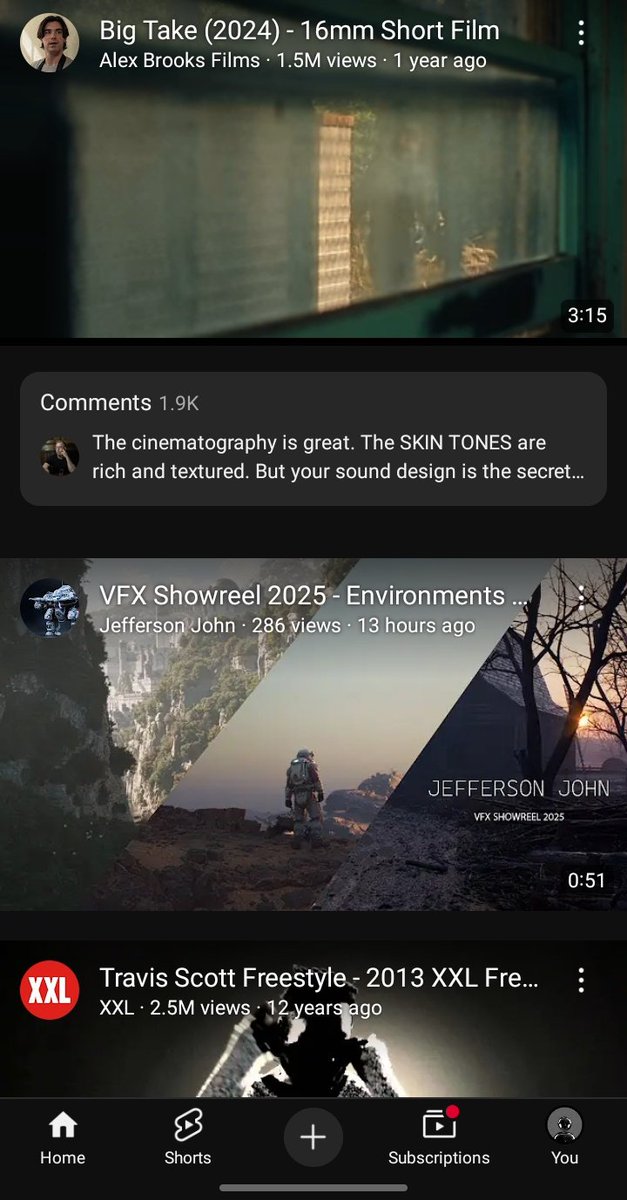 Yooo, is it my phone or what? Who's feeling this new @youtube update🤷🏾‍♂️