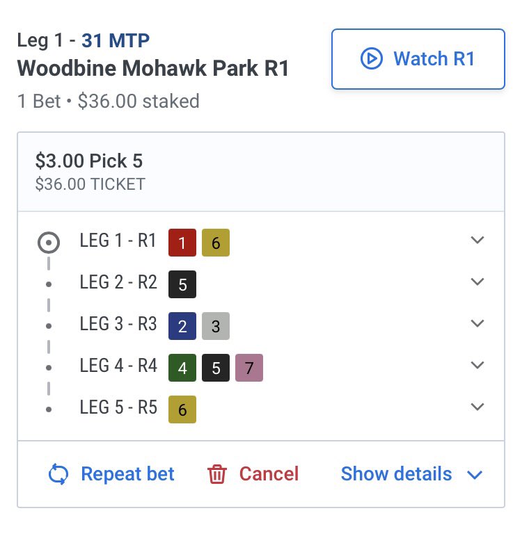 BeansieARamp's tweet photo. #TheDiscord is HAMMERING this #MohawkMonday ticket @WoodbineSB @Plowcha_Harness @NahuMikeeP @john_rallis @gocashking @LSB1961LSB @PaquetGhislain1 @noahurstats @WoodbineBratt @SPNnation74 @BradA53472906 https://t.co/ZRAVJKWPfu